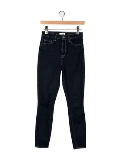 Pre-owned L'agence High-rise Skinny Leg Jeans In Blue