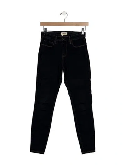 Pre-owned L'agence High-rise Skinny Leg Jeans In Blue