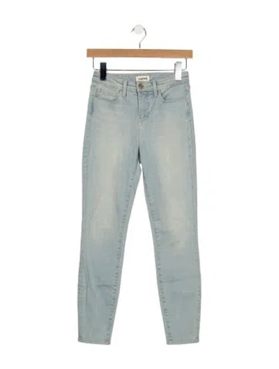 Pre-owned L'agence High-rise Skinny Leg Jeans In Blue