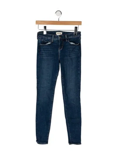 Pre-owned L'agence High-rise Skinny Leg Jeans In Blue