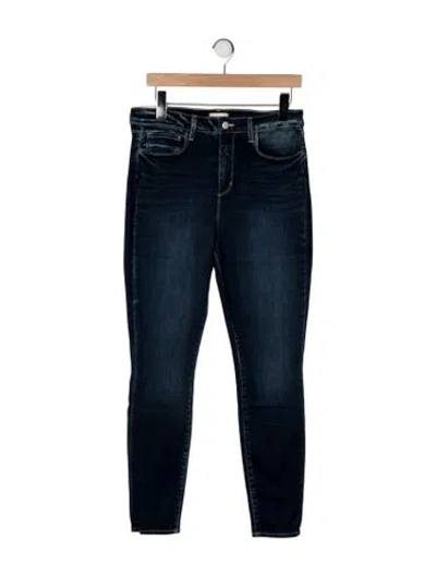 Pre-owned L'agence High-rise Skinny Leg Jeans In Blue