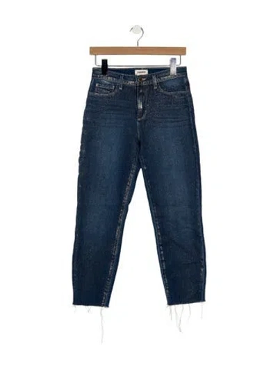 Pre-owned L'agence High-rise Skinny Leg Jeans In Blue