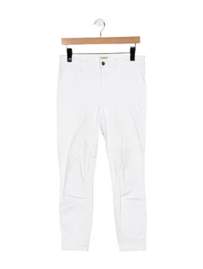 Pre-owned L'agence High-rise Skinny Leg Jeans In Blue