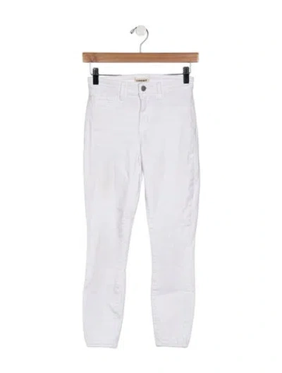 Pre-owned L'agence High-rise Skinny Leg Jeans In Blue