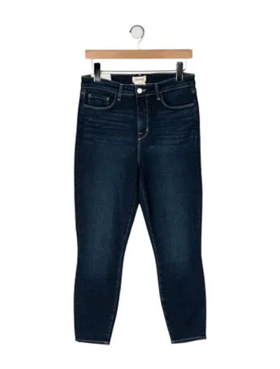 Pre-owned L'agence High-rise Skinny Leg Jeans In Blue