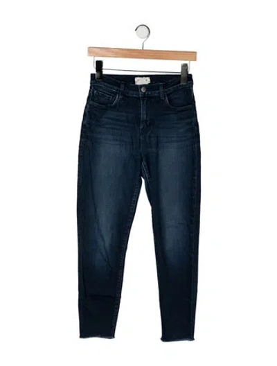 Pre-owned L'agence High-rise Skinny Leg Jeans In Blue