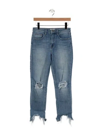 Pre-owned L'agence High-rise Skinny Leg Jeans In Blue