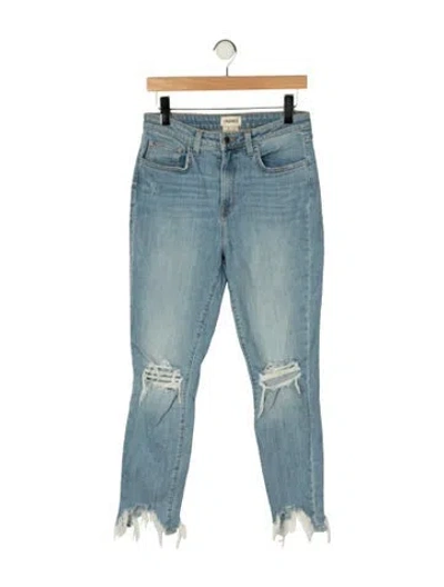 Pre-owned L'agence High-rise Skinny Leg Jeans In Blue