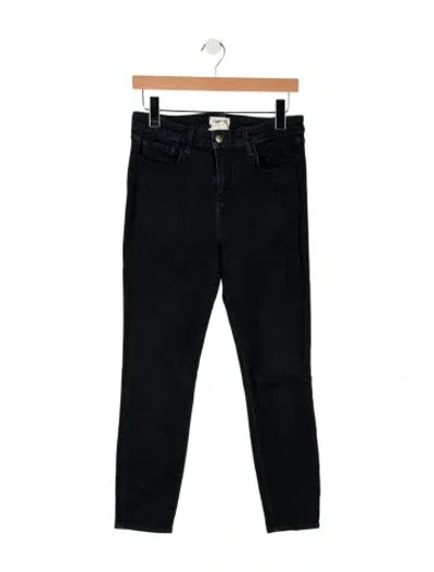 Pre-owned L'agence High-rise Skinny Leg Jeans In Blue