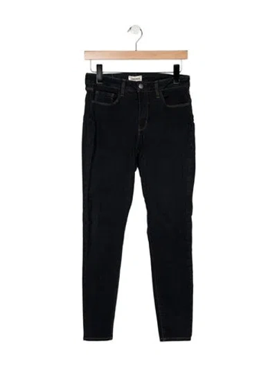 Pre-owned L'agence High-rise Skinny Leg Jeans In Blue