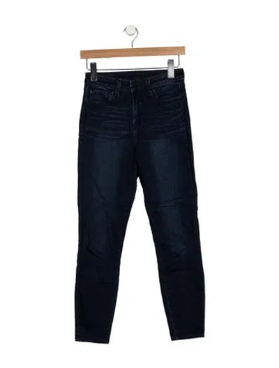 Pre-owned L'agence High-rise Skinny Leg Jeans In Blue