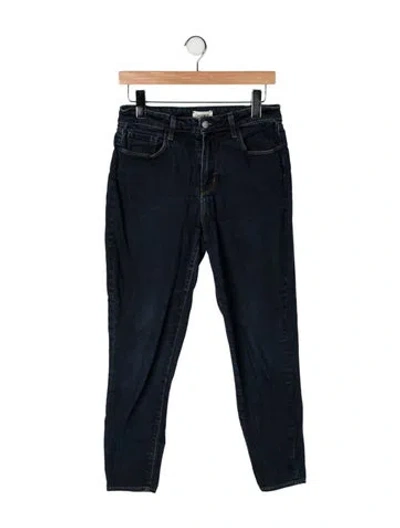 Pre-owned L'agence High-rise Skinny Leg Jeans In Blue
