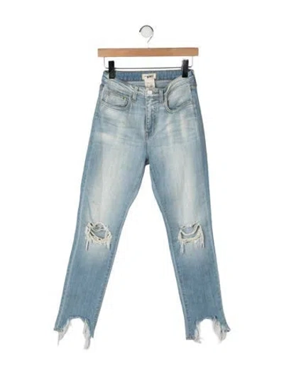 Pre-owned L'agence High-rise Skinny Leg Jeans In Blue
