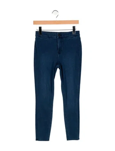 Pre-owned L'agence High-rise Skinny Leg Jeans In Blue