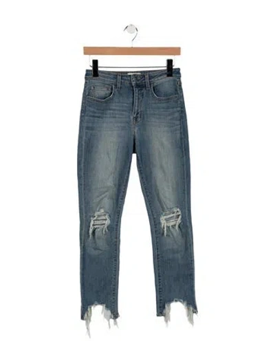 Pre-owned L'agence High-rise Skinny Leg Jeans In Blue