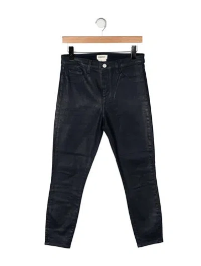 Pre-owned L'agence High-rise Skinny Leg Jeans In Blue