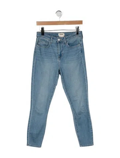 Pre-owned L'agence High-rise Skinny Leg Jeans In Blue