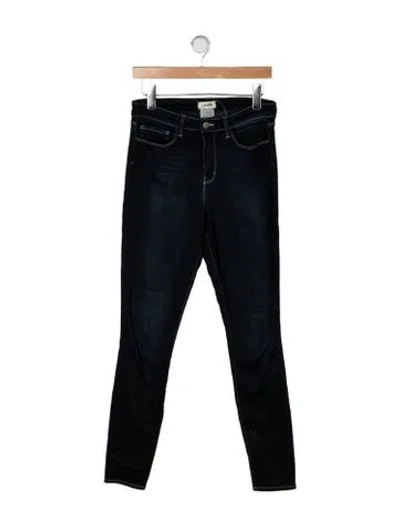 Pre-owned L'agence High-rise Skinny Leg Jeans In Blue