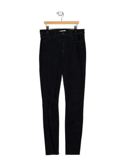 Pre-owned L'agence High-rise Skinny Leg Jeans In Blue