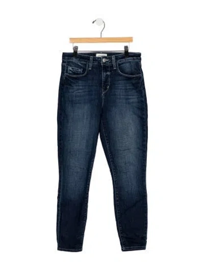 Pre-owned L'agence High-rise Skinny Leg Jeans In Blue
