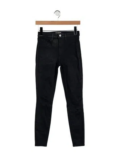 Pre-owned L'agence High-rise Skinny Leg Jeans In Blue