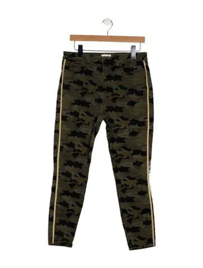 Pre-owned L'agence High-rise Skinny Leg Jeans In Green