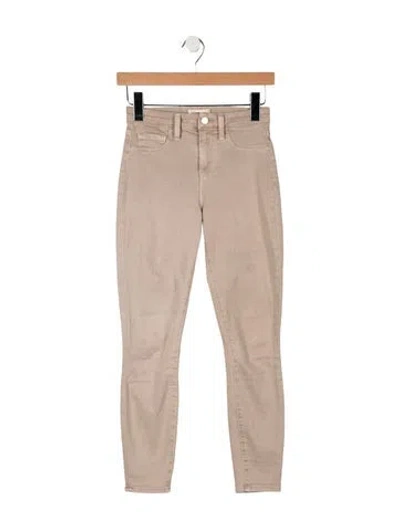 Pre-owned L'agence High-rise Skinny Leg Jeans In Multi