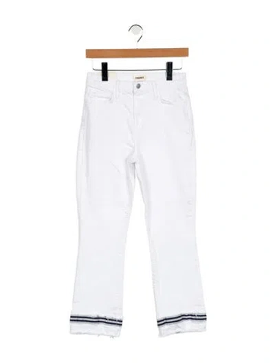 Pre-owned L'agence High-rise Skinny Leg Jeans In White