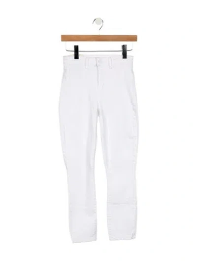 Pre-owned L'agence High-rise Skinny Leg Jeans In White