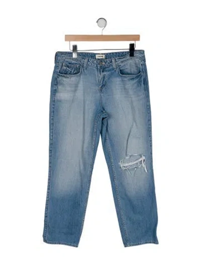 Pre-owned L'agence High-rise Straight Leg Jeans In Blue