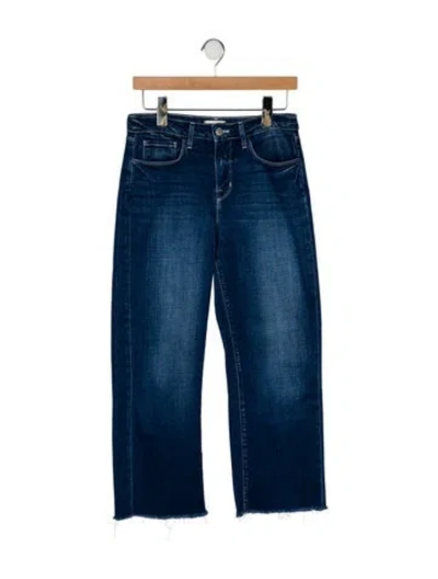 Pre-owned L'agence High-rise Straight Leg Jeans In Blue