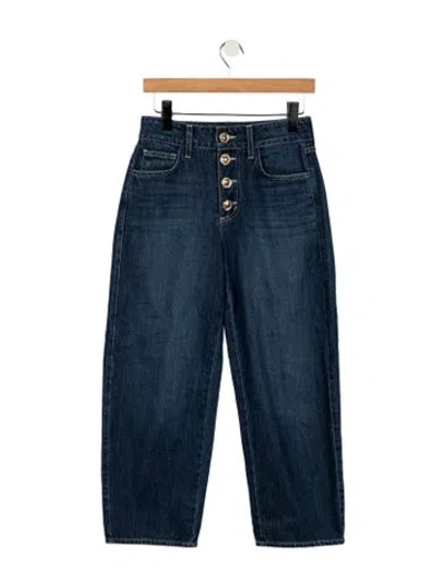 Pre-owned L'agence High-rise Straight Leg Jeans In Blue