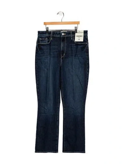 Pre-owned L'agence High-rise Straight Leg Jeans W/ Tags In Blue