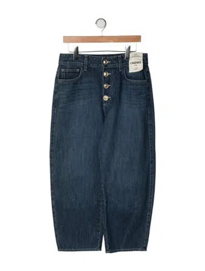 Pre-owned L'agence High-rise Straight Leg Jeans W/ Tags In Blue