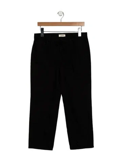 Pre-owned L'agence High-rise Wide Leg Jeans In Black