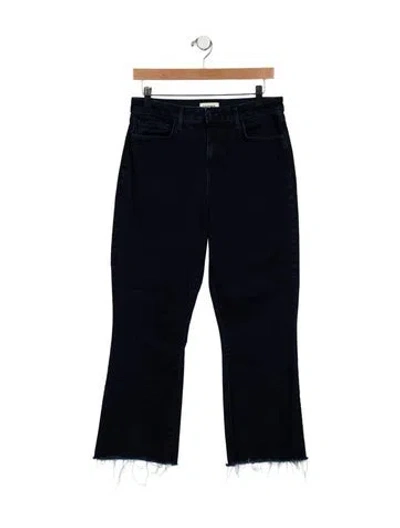 Pre-owned L'agence High-rise Wide Leg Jeans In Blue