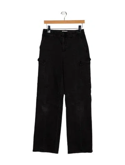Pre-owned L'agence High-rise Wide Leg Jeans In Blue