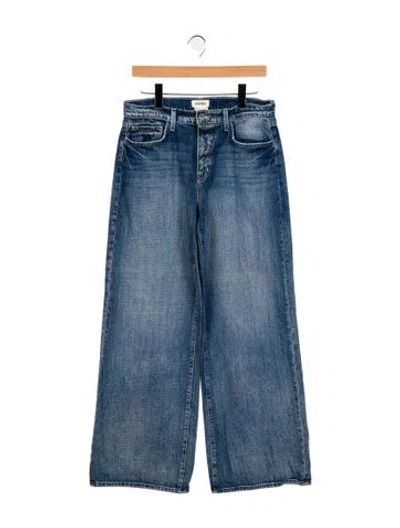 Pre-owned L'agence High-rise Wide Leg Jeans In Blue
