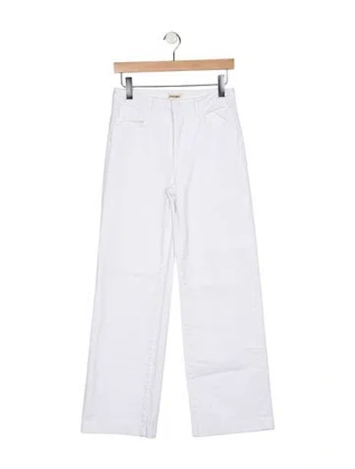 Pre-owned L'agence High-rise Wide Leg Jeans In Blue