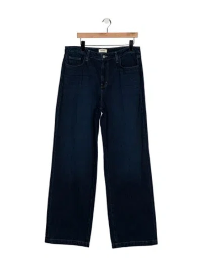 Pre-owned L'agence High-rise Wide Leg Jeans W/ Tags In Blue