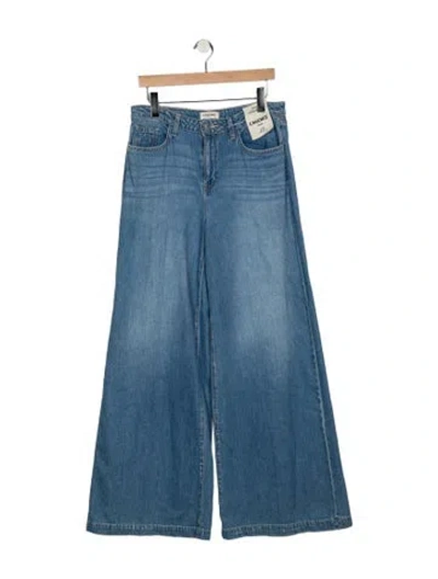 Pre-owned L'agence High-rise Wide Leg Jeans W/ Tags In Blue