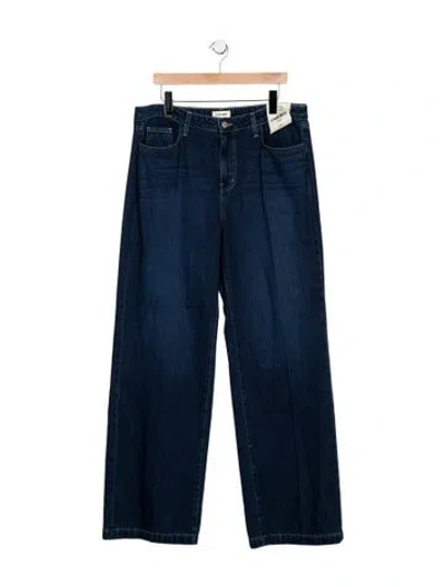 Pre-owned L'agence High-rise Wide Leg Jeans W/ Tags In Blue
