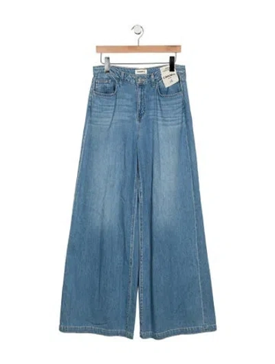 Pre-owned L'agence High-rise Wide Leg Jeans W/ Tags In Blue
