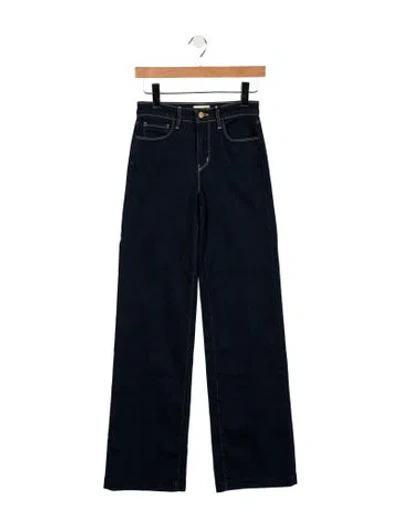 Pre-owned L'agence High-rise Wide Leg Jeans W/ Tags In Blue