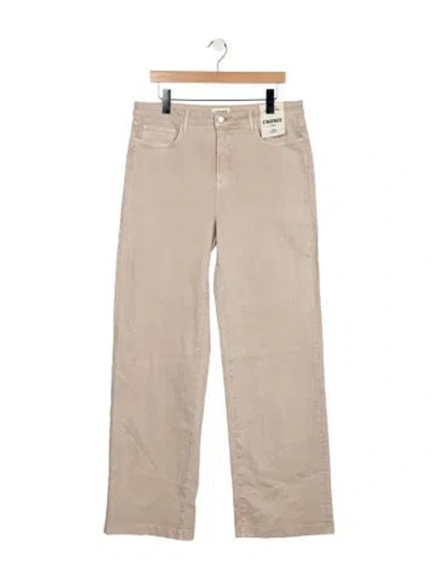 Pre-owned L'agence High-rise Wide Leg Jeans W/ Tags In Grey