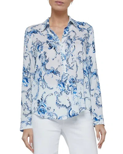 L'agence Holly Blouse In Blue