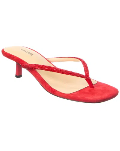 L'agence Horetense Suede Sandal In Purple