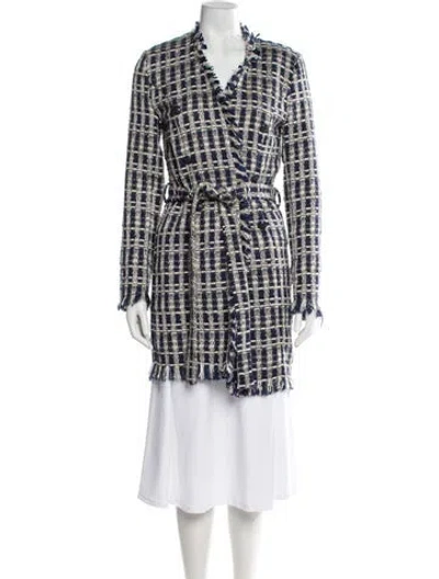 Pre-owned L'agence Houndstooth Print Evening Jacket