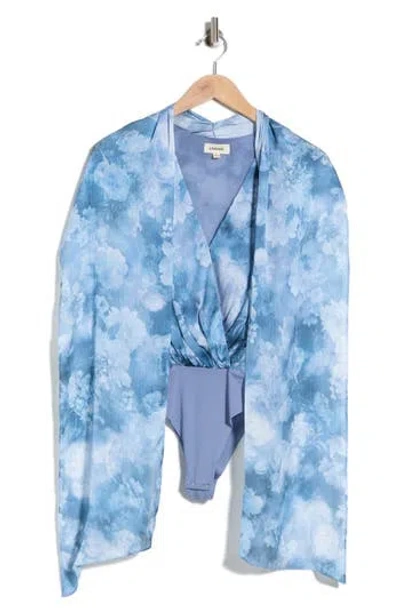 L'agence Ichirou Floral Tie Neck Bodysuit