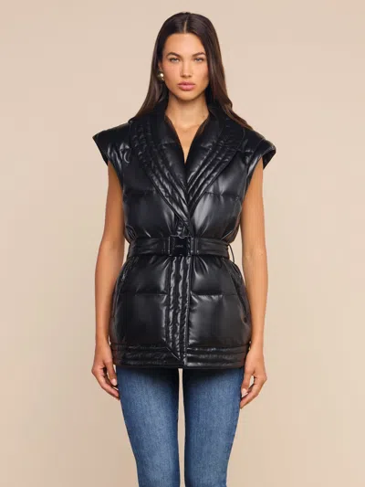 L'agence Ignis Puffer Vest In Black